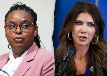 Rep LaMonica McIver warns DHS Secretary Kristi Noem God will choose her