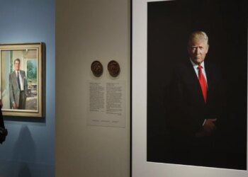 Smithsonian unveils new President Donald Trump portrait after modifications