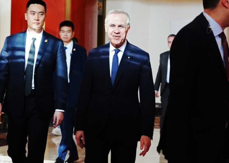 Canadian chief Mark Carney hails new period of relations on a go to to China