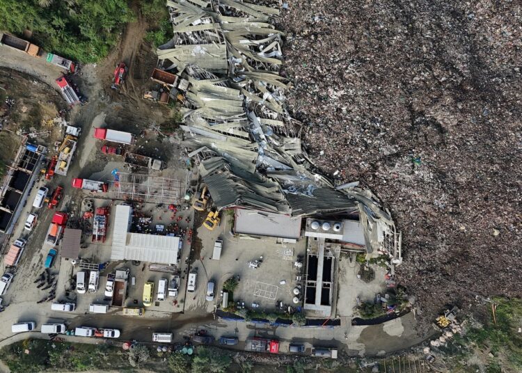 Mound of rubbish collapses at Philippine landfill, burying 38 folks and killing 1