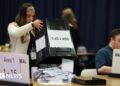 Gorton and Denton by-election: Votes being counted