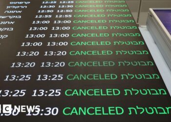 Flights cancelled as journey warnings issued after US-Israeli strikes on Iran – BBC