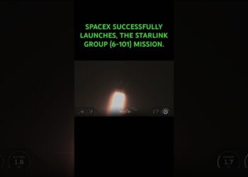 SPACEX SUCCESSFULLY LAUNCHES, THE STARLINK GROUP (6-101) MISSION.