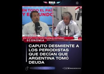 El ministro Luis Caputo salió a aclarar versiones periodísticas falsas #maga #argentina