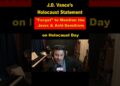 JD  Vance’s “Forgot” to Point out Jews and Antisemitism on Holocaust Day
