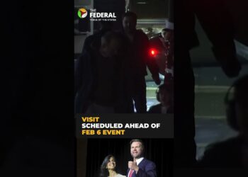 JD Vance leaves for Milano Cortina Winter Video games amid protests fears | #shorts