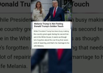 Melania Trump Is Not Feeling Donald Trump's Golden Contact #donald_trump #today_news #information #tara
