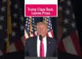 Trump Walks Out on Press #trump #donaldtrump #uspresident #maga
