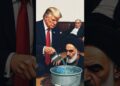 Donald Trump is making enjoyable of Ayatollah Khomeini.  #shortvideo #humorous #trump #politics #usa #information