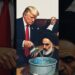 Donald Trump is making enjoyable of Ayatollah Khomeini.  #shortvideo #humorous #trump #politics #usa #information
