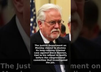 Justice Division strikes to dismiss Steve Bannon's legal case