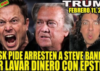 ELON MUSK PIDE ARRESTEN A STEVE BANNON LAVAR DINERO CON EPSTEIN