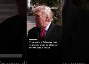 Trump diz a Zelensky para 'se mexer' a fim de alcançar acordo com a Rússia