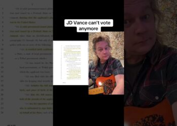 JD Vance can’t vote anymore #duet #saveact #votersuppression #disenfranchise #jdvance #voting #maga