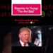 Reporter Tells Trump “You’re Dangerous” #trump #donaldtrump #maga #uspresident
