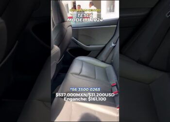 Tesla Mannequin 3 2024, factura unique, 24mil kms, 30% enganche, asientos de piel #tesla #model3