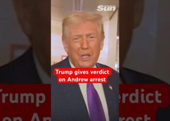 Trump offers his verdict on the arrest of Prince Andrew Mountbatten Windsor