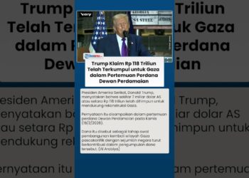 Pertemuan Perdana Dewan Perdamaian, Trump Sebut Rp118 Triliun Terkumpul untuk Bantuan Gaza