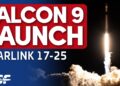 SpaceX Falcon 9 launches Starlink 17-25