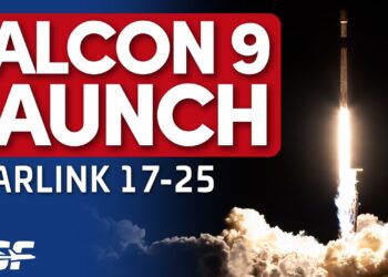 SpaceX Falcon 9 launches Starlink 17-25