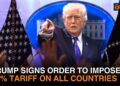 Trump indicators order to impose 10% tariff on all international locations | DD India