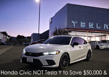 Honda Civic vs. Tesla Y – Saves Planets & ,000 in 5 Years
