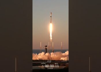 Starlink Group 6-110 Falcon 9 #youtubeshorts #spacelaunch #area #starlink