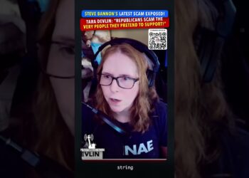 Tara Devlin Rails on Steve Bannon for Grifting the Very Individuals He Pretends to Defend