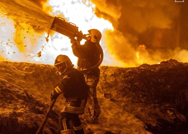 Ukrainian drone strike sparks fireplace at Russian Black Sea port forward of talks with U.S. Ukrainian drone strike sparks fireplace at Russian Black Sea port forward of talks with U.S.