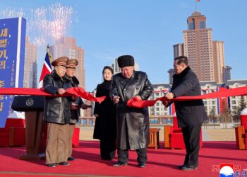 North Korea’s Kim unveils properties for households of fallen troopers | Kim Jong Un Information North Korea’s Kim unveils properties for households of fallen troopers | Kim Jong Un Information