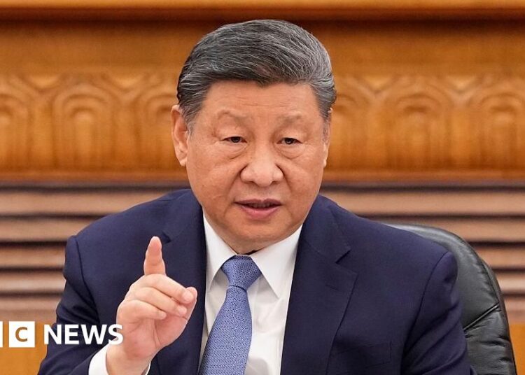 China removes 9 army officers forward of key political assembly – BBC