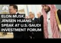 Tesla’s Elon Musk and Nvidia’s Jensen Huang speak AI at U.S.-Saudi Funding Discussion board — 11/19/25