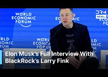 FULL INTERVIEW: Elon Musk on AI, Robots, Tesla, China, Trump and Mars With Larry Fink at WEF | AI1G