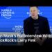FULL INTERVIEW: Elon Musk on AI, Robots, Tesla, China, Trump and Mars With Larry Fink at WEF | AI1G
