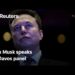 LIVE: Elon Musk attends a panel at Davos