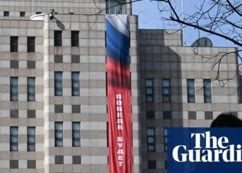 Ukraine warfare briefing: Russian embassy in Seoul raises ‘victory might be ours’ banner, drawing complaints | Ukraine