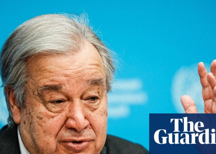 World financial system should transfer previous GDP to keep away from planetary catastrophe, warns UN chief | United Nations