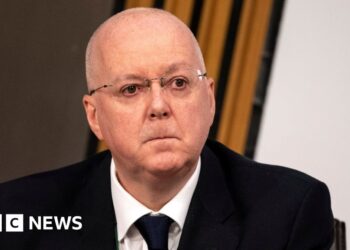 Former SNP chief government Peter Murrell accused of embezzling £459,000 over 12-year interval – BBC