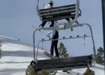 12-year-old lady falls from chairlift at California Mammoth Mountain ski resort
