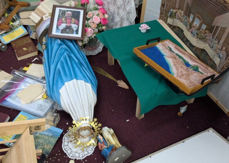 Justice Division probing vandalism of Catholic faculty in California