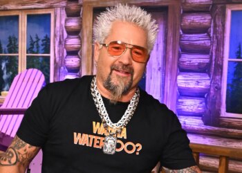 Man Fieri, Kevin Costner bond over veterans help at Tremendous Bowl occasion