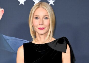 Gwyneth Paltrow flashes midriff at Santa Barbara movie competition
