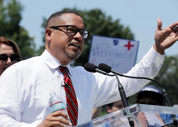 Keith Ellison’s legal professional basic workplace has lengthy confronted controversy for left ties