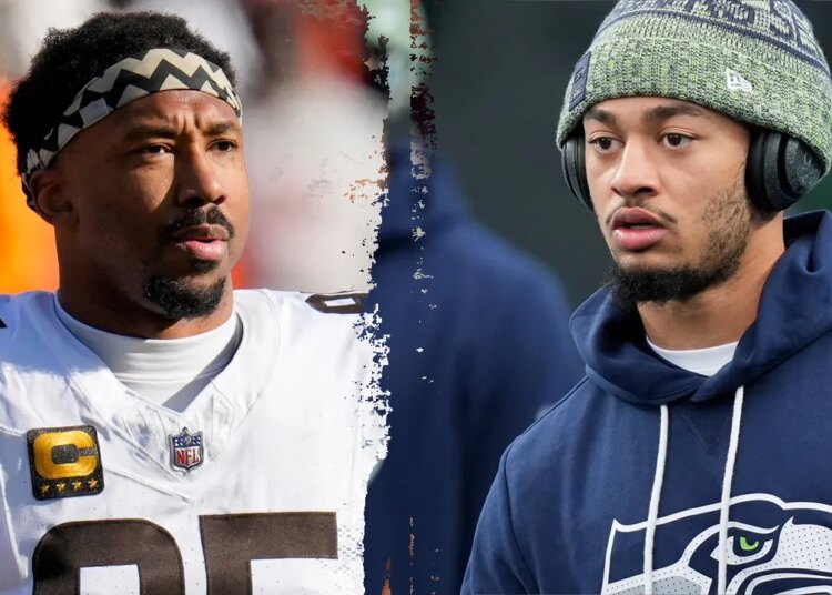 Myles Garrett, Jaxon Smith-Njigba named Defensive and Offensive Gamers of the Yr