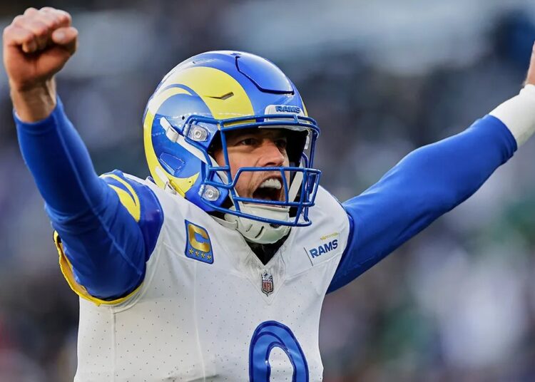Matthew Stafford Los Angeles Rams quarterback wins 2025 NFL MVP award