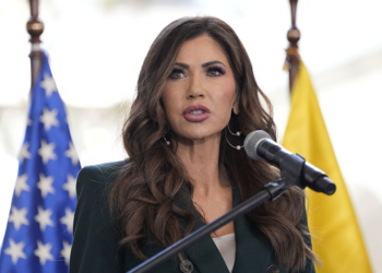 Kristi Noem publicizes catch of ‘prolific leaker’ at DHS