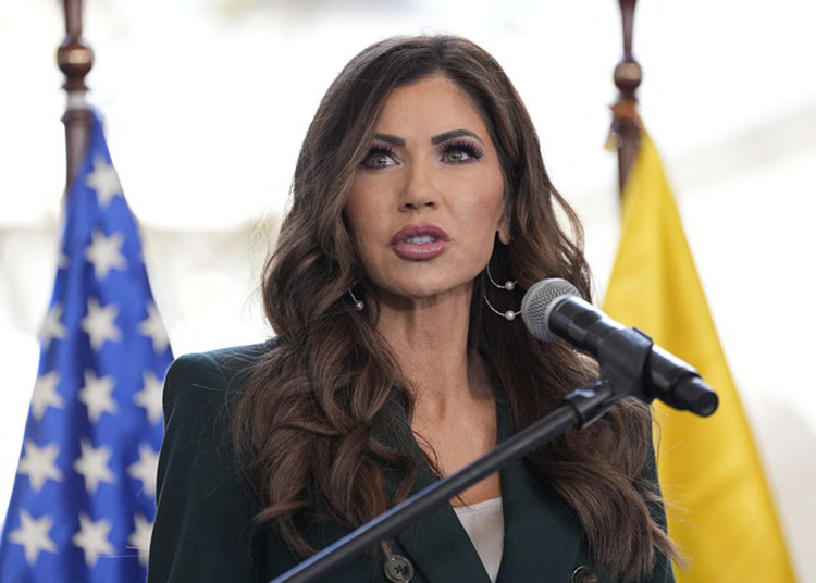 Kristi Noem publicizes catch of ‘prolific leaker’ at DHS