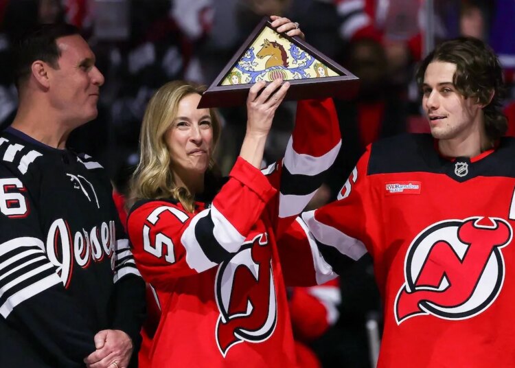 NJ Gov. Sherrill booed at Devils hockey sport ceremony celebrating Jack Hughes