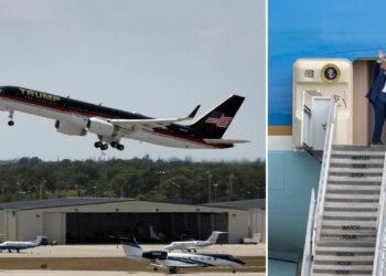 Air Pressure One to be repainted in purple, white, darkish blue colours, with gold stripe