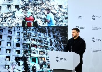 Ukrainian drone strike ignites fires at Russia’s Black Sea port